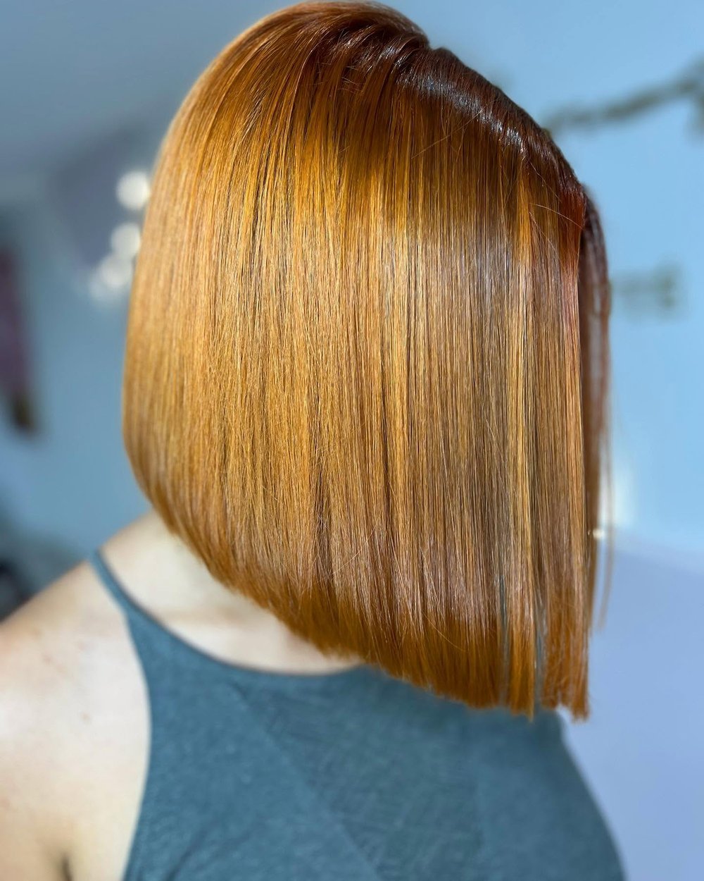 Balayage blond lisse — Kenza BlanKa