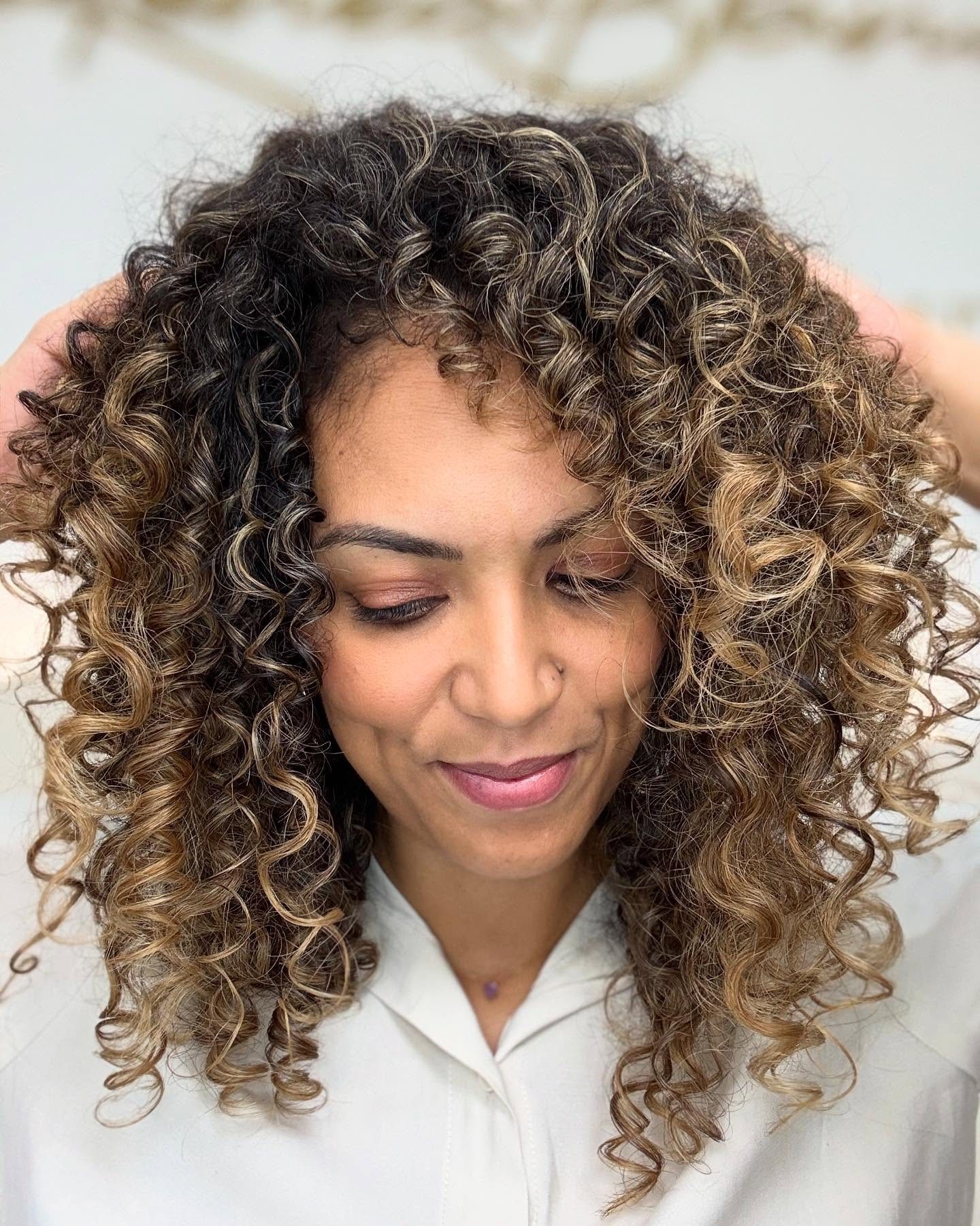 Coiffure bouclée — Kenza BlanKa